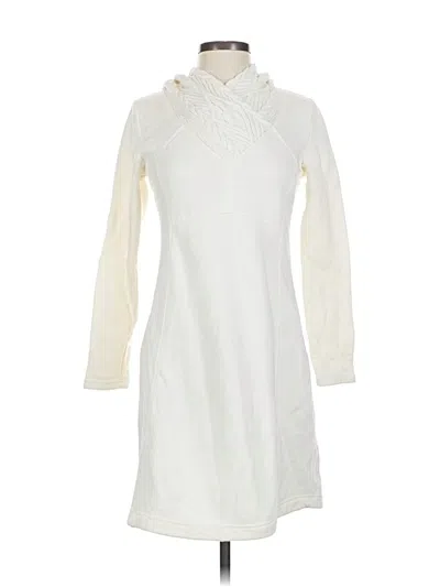 Pre-owned Prana Casual Dress In White