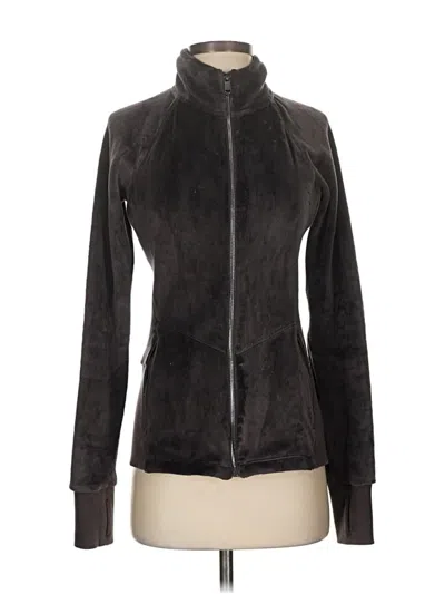 Pre-owned Athleta Track Jacket In Black