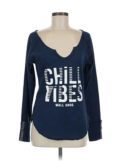 Pre-owned Mv Sport Long Sleeve T-shirt In Blue