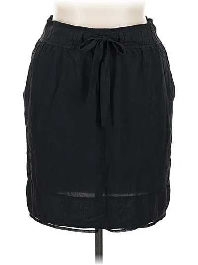 Pre-owned Noa Noa Silk Skirt In Black