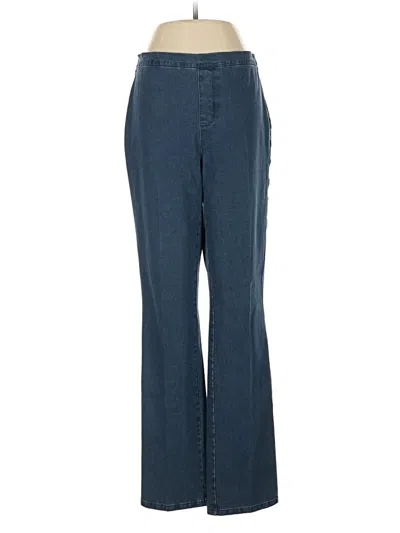 Pre-owned Isaac Mizrahi Live Casual Pants In Blue