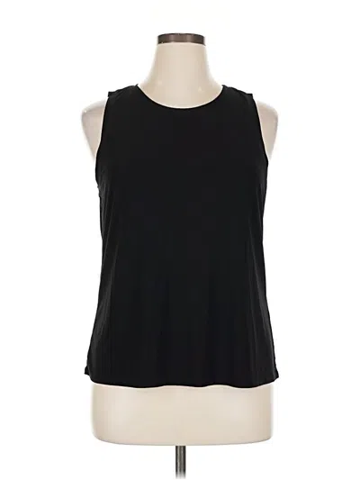 Pre-owned Chaus Sleeveless T-shirt In Black