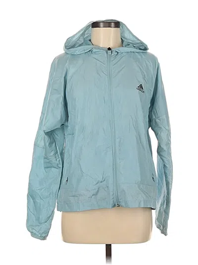Pre-owned Adidas Originals Windbreaker Jacket In Blue