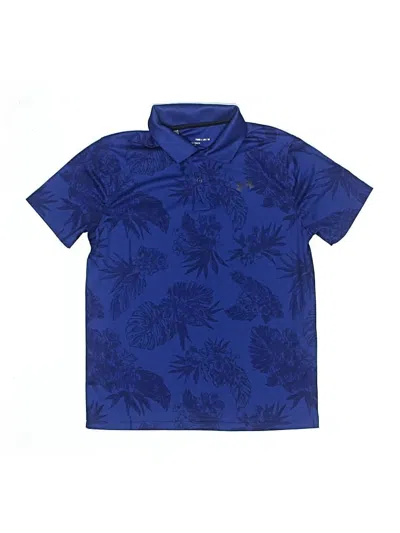 Pre-owned Under Armour Kids' Short Sleeve Polo Shirt In Blue