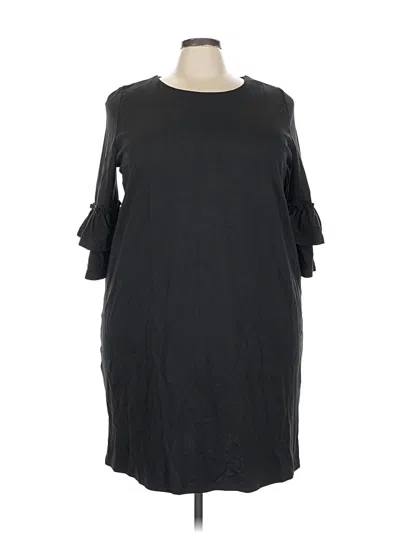Pre-owned Eloquii Casual Dress In Black