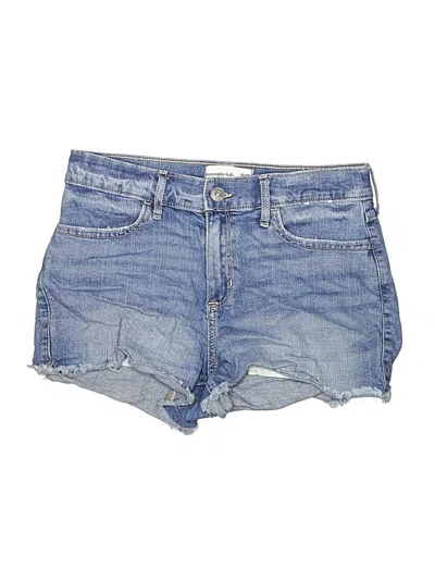 Pre-owned Abercrombie Kids' Denim Shorts In Blue