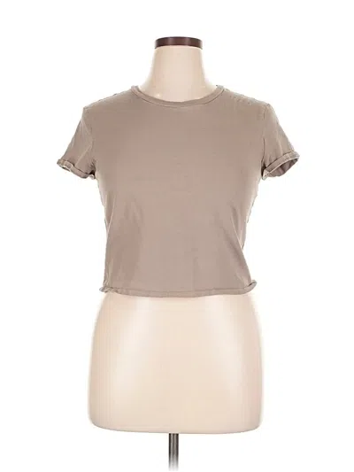 Pre-owned Abercrombie & Fitch Short Sleeve T-shirt In Brown