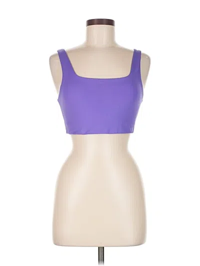 Pre-owned Girlfriend Collective Sports Bra In Purple