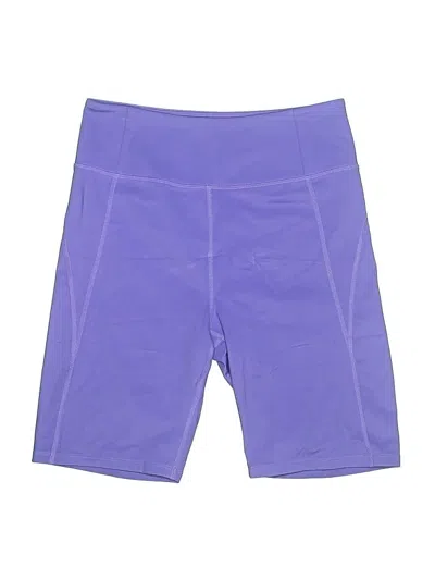 Pre-owned Girlfriend Collective Athletic Shorts In Purple