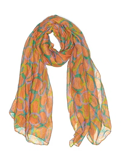 Pre-owned Unbranded Scarf In Orange