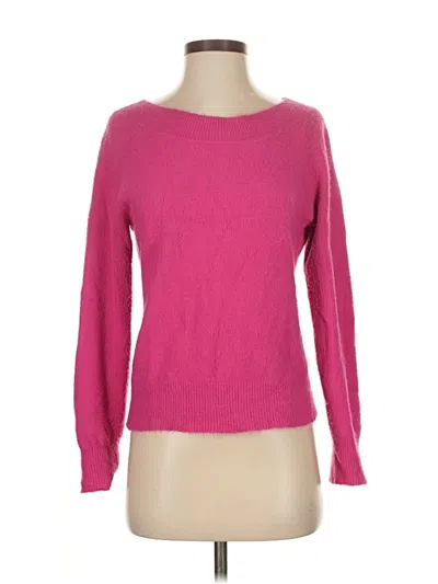 Pre-owned New York And Company Pullover Sweater In Pink