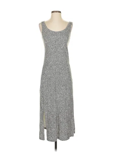 Pre-owned Uniqlo Casual Dress In Gray