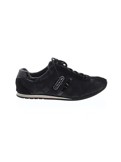 Pre-owned Coach Sneakers In Black