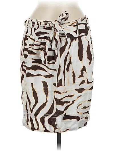 Pre-owned Banana Republic Casual Skirt In White