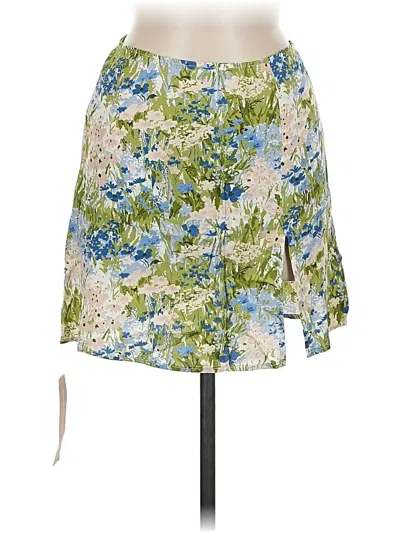 Pre-owned Reformation Casual Skirt In Blue