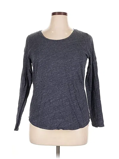 Pre-owned Love Vintage Long Sleeve T-shirt In Gray