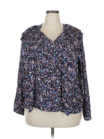 Pre-owned Joie 3/4 Sleeve Blouse In Blue