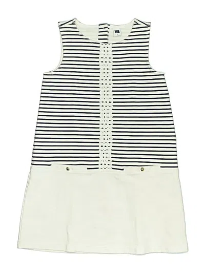 Pre-owned Janie And Jack Kids' Dress In White