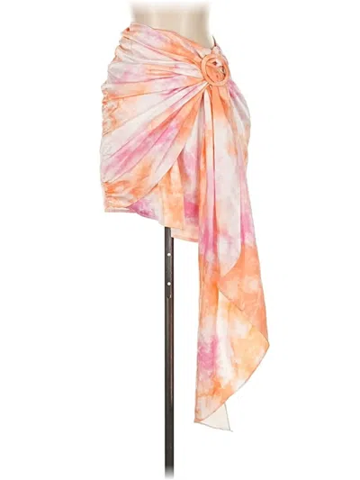 Pre-owned Wayf Casual Skirt In Orange