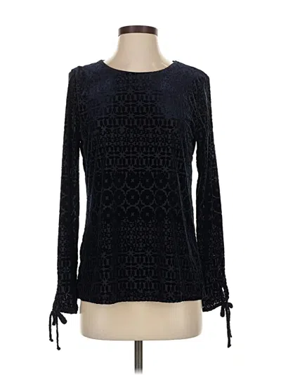 Pre-owned Talbots Long Sleeve T-shirt In Black