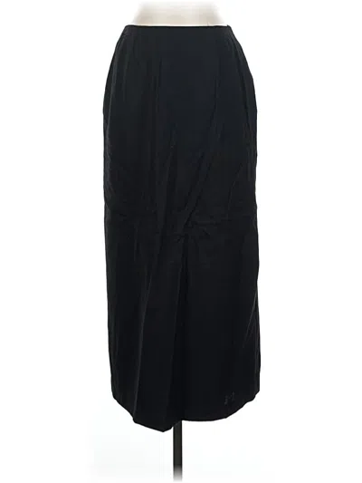 Pre-owned Leslie Fay Formal Skirt In Black