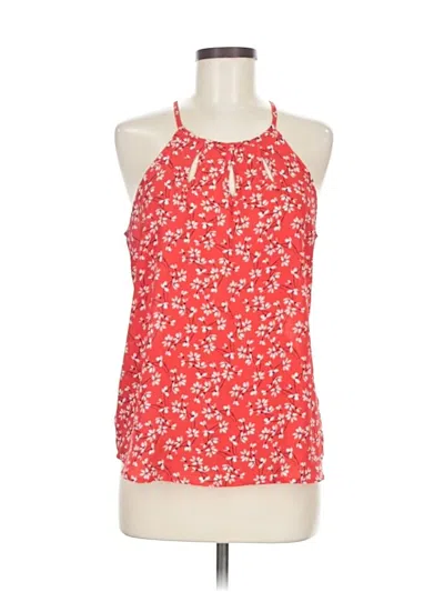 Pre-owned Papermoon Sleeveless Blouse In Red
