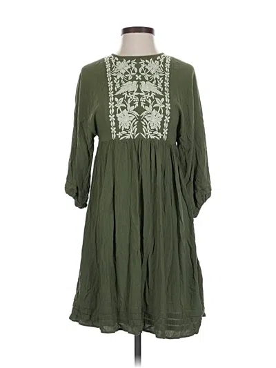 Pre-owned Knox Rose Casual Dress In Green