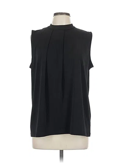 Pre-owned Banana Republic Factory Store Sleeveless Blouse In Black
