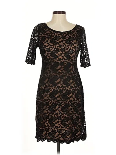 Pre-owned Connected Apparel Cocktail Dress In Black