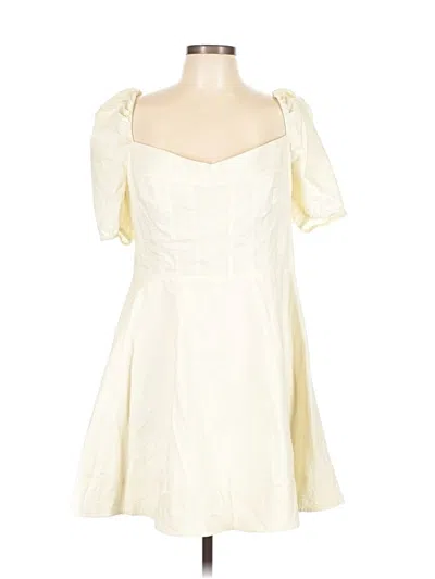 Pre-owned Bardot Cocktail Dress In White