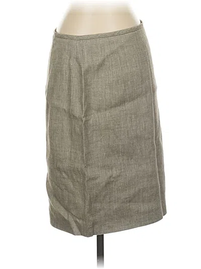 Pre-owned Elie Tahari Casual Skirt In Gray