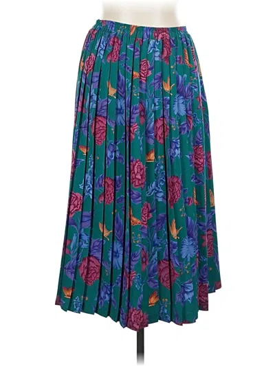 Pre-owned Alfred Dunner Casual Skirt In Blue