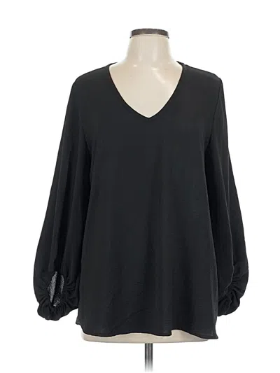Pre-owned Jodifl Long Sleeve Blouse In Black