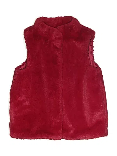 Pre-owned Epic Threads Kids' Sweater Vest In Burgundy