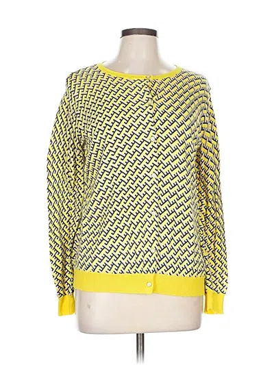 Pre-owned Jones New York Collection Pullover Sweater In Yellow