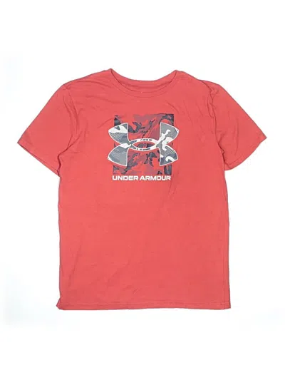 Pre-owned Under Armour Kids' Short Sleeve T-shirt In Red