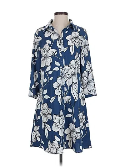 Pre-owned Roz & Ali Casual Dress In Blue