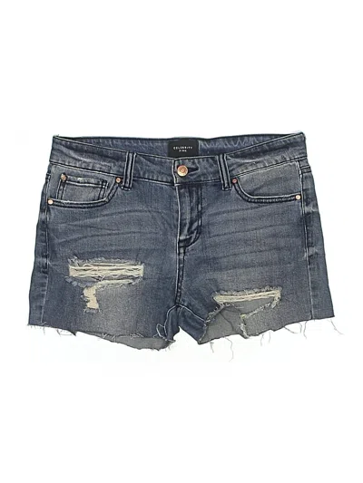 Pre-owned Celebrity Pink Denim Shorts In Blue
