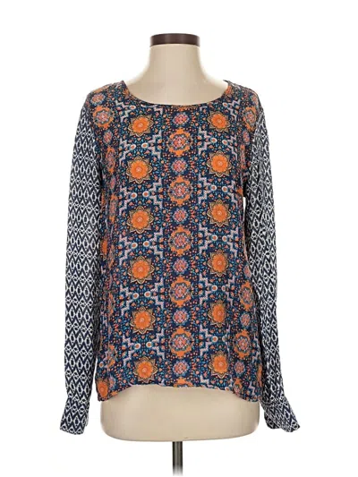 Pre-owned Tolani Long Sleeve T-shirt In Blue