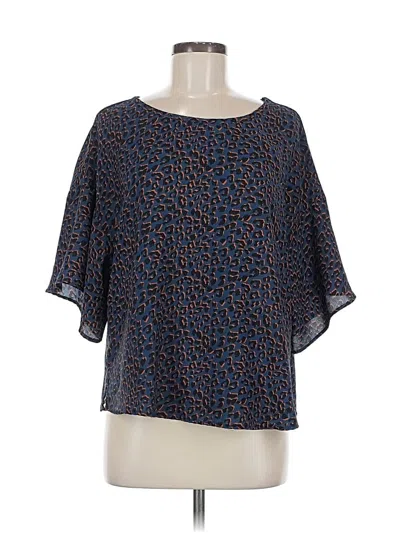 Pre-owned Peyton Jensen Short Sleeve T-shirt In Blue