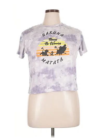Pre-owned Disney Short Sleeve T-shirt In Purple