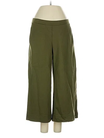 Pre-owned Jjill Active Pants In Green