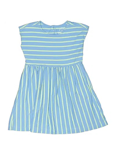 Pre-owned Primary Clothing Kids' Dress In Blue