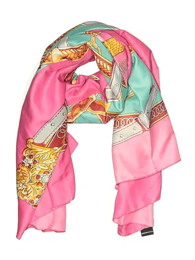 Pre-owned Unbranded Scarf In Pink