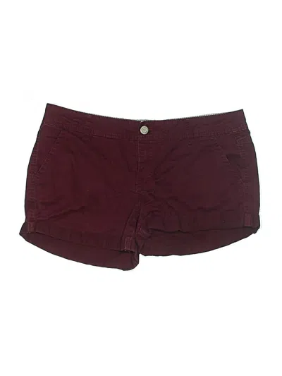 Pre-owned Aéropostale Shorts In Burgundy