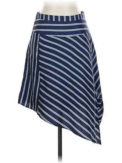 Pre-owned Joie Silk Skirt In Blue