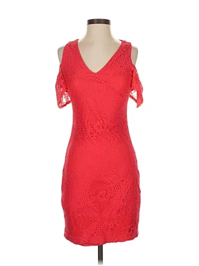 Pre-owned Guess Cocktail Dress In Red