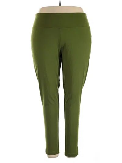 Pre-owned Jessica London Active Pants In Green