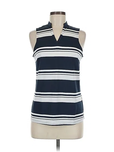 Pre-owned Puma Tank Top Blue Halter Neckline Tops