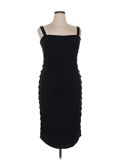 Pre-owned St John Cocktail Dress In Black
